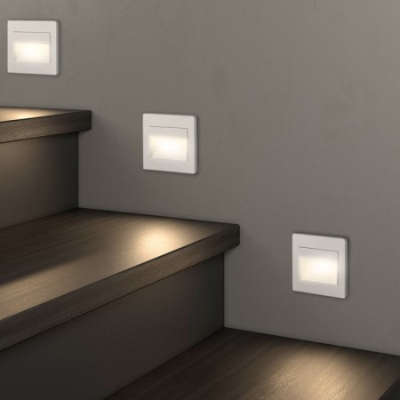 DK3050-WH built-in lamp ODDER, IP20, 1W, LED 3000K, White, plastic-4