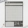Magnetic planing A4 and erasing marker "24/7"