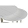 A set of two coffee tables "Leslie", 810 × 610 × 500 mm, white marble / titanium color