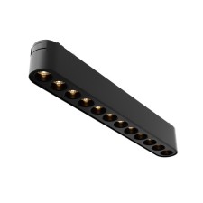 TREECH TRECHNICAL TR082-1-12W3K-M-B, 12W, 22.2x2.6x2.9 cm, LED, 1200LM, 3000K, Black color Black