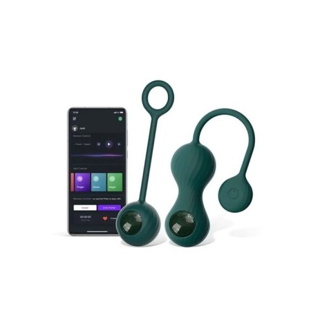 Magic Motion Crystal Duo Kegel simulator, dark green-3