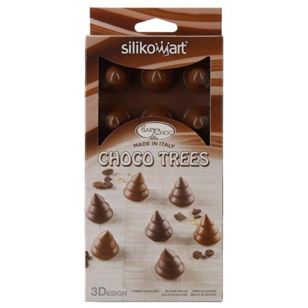 Form for the preparation of sweets Choco Trees, silicone-7