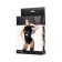 Body Glossy Adriana, female, with garters for stockings, size S, color black