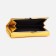 Women's wallet on magnets, yellow color