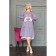 Women's dress, size 46, gray color