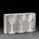 A set of glass glass for wine Tulipe, 315 ml, 3 pcs