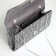 Women's bag on magnet, white/black color