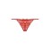 Thong with access Softline Collection, lace, red color, size S/L