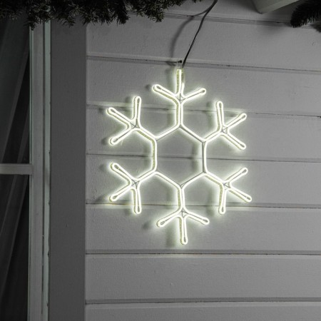 Neon figure "Snowflake", 50 cm, 480 LED, 220 V, glow of white