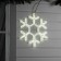 Neon figure "Snowflake", 50 cm, 480 LED, 220 V, glow of white