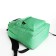 Young backpack from the textiles with lightning, external pocket, light color