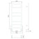 Water heated towel rail "Image" P7, 300x800 mm, 248 W, lower connection