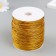 Lurex cord 2mm x 100m gold