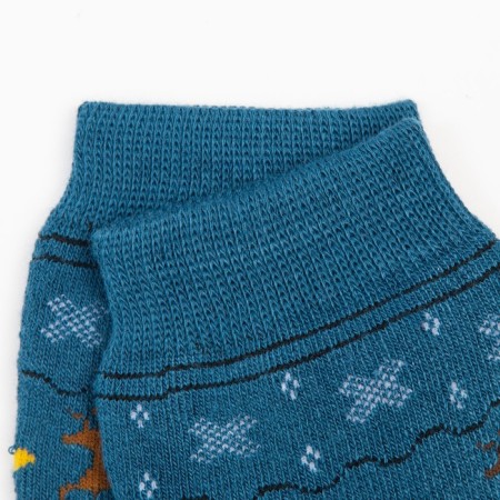 Women's terry socks "Norway", jeans color, size 23-25-2