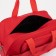 Road bag with lightning, 2 outer pockets, long belt, red color
