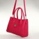 Women's bag with lightning, textura, average size, pink color