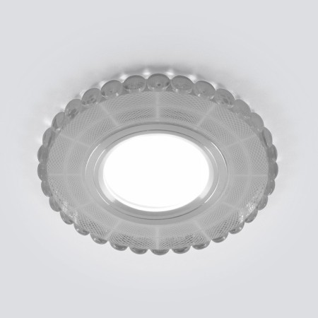 A spotlight with LED lighting Elektrostandard, Ligat, 101x101x19 mm, G5.3, 4200K, Mirror, White color-2