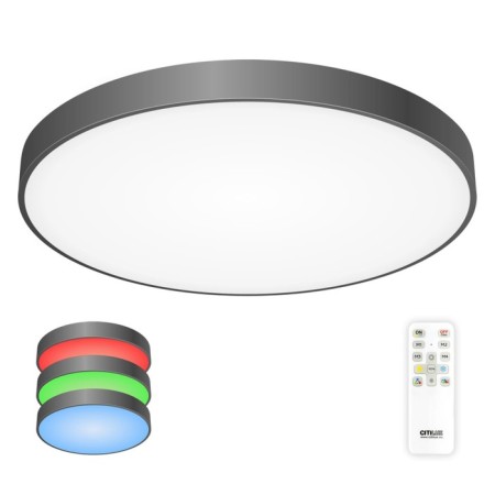 Lamp Citilux "Cooper" CL724155G1, 78x78x60 cm, 1x155W, LED, Black Color Black