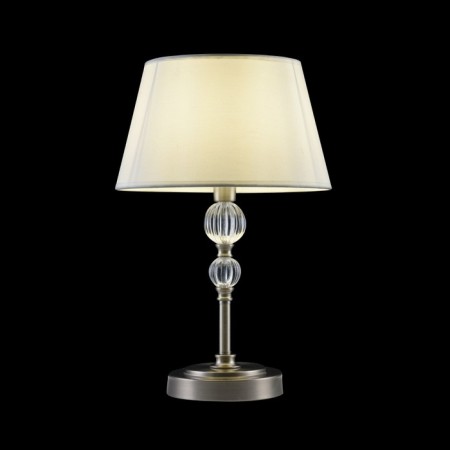 Milena table lamp 1x60W E14 Nickel