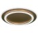 Luer with PDD "Ringo" 2XLED 112W 3000-6000K gold 50x50x5 cm BayerLux