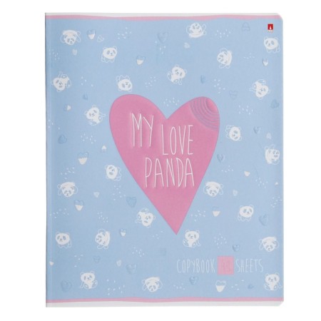 Notebook of 48 sheets in the My Love cage, cover coated cardboard, selective UV-keys, congructor, mix-3