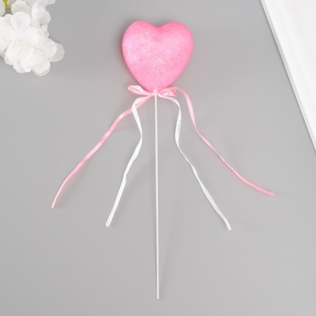 Decor for creativity "Love" length 20 cm, bright pink-3