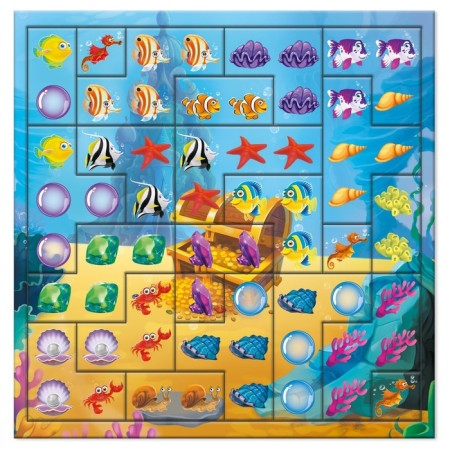 Puzzle-headed "in the ocean", with augmented reality, 23 elements