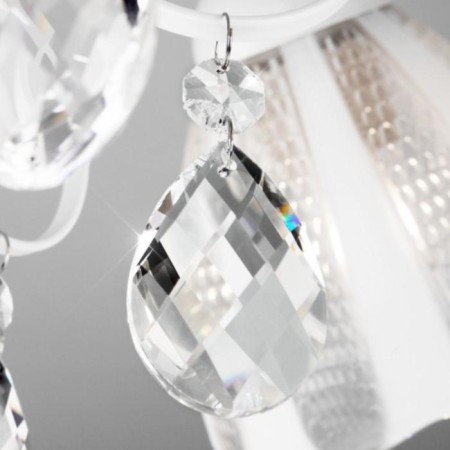 Floranse chandelier, 8x60W E27, white color-3