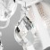 Floranse chandelier, 8x60W E27, white color