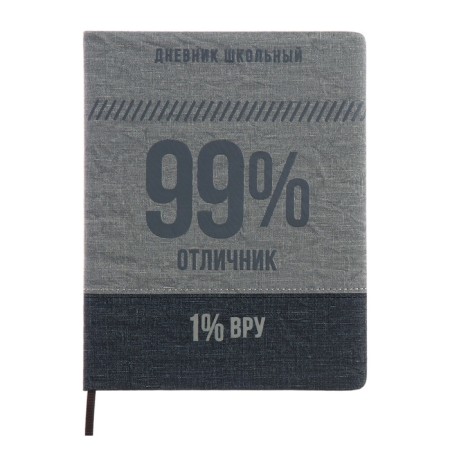 School diary for grades 1-11, 99/1 %, firm covered with foam, artificial leather, silkography, liesse, universal cheat sheet, 48 sheets, block 80g/m2