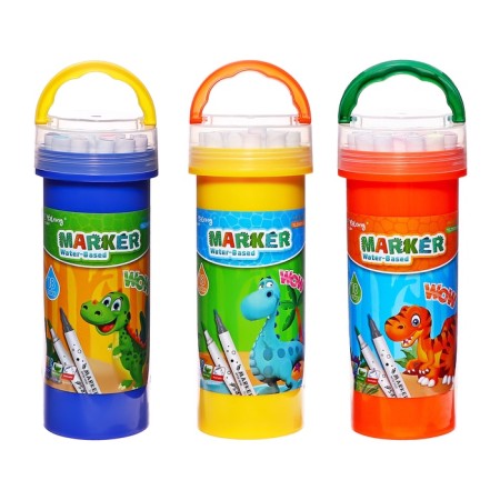 A set of markers 24 colors is bilateral, in plastic tube mix-1