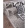 Rectangular carpet Merinos Silver, size 250x400 cm, Gray color