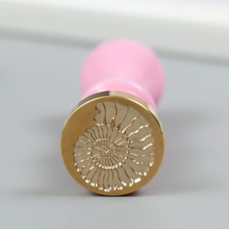 Printing for wax with a plastic handle "shell" 2.5x2.5 cm-1