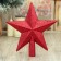 Tips "Star" shine 18.5x20 cm, red