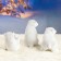 New Year's figure "Bear" (set of 3 pieces) 18cm