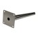 Furniture support Cappio OP07, h = 200mm, thick thickness 1.8, glossy color black