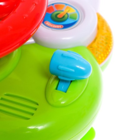 Musical steering wheel "Funny animals", light and sound effects, works from batteries-2