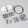 Carnish-string 3.5 m, with metal clamps, 20 pcs, white color