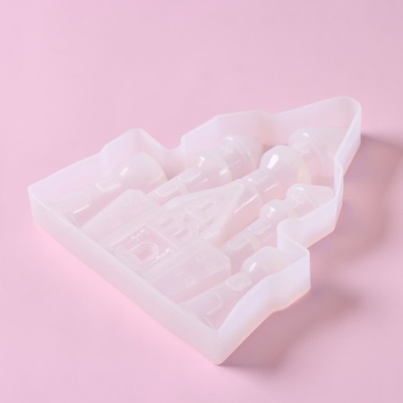 Mold Dolyana "Fairy Tale", silicone, 15 × 12 × 2 cm, white color-3