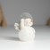 Polystone souvenir "Snowman with silver wings, in a knitted cap" 6x4x7.5 cm