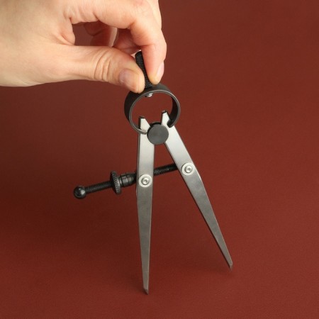 Crunching for the skin, marking, 100 mm, 15 × 8 cm, silver/black color-8