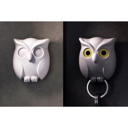 Night Owl keys holder, white-2