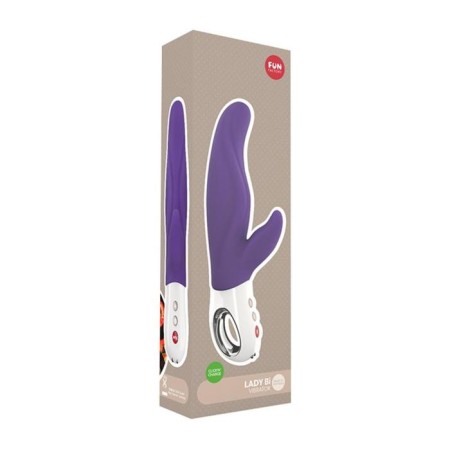 Vibrator Fun Factory Lady Bi, 2 engines, purple color, 22 cm-4