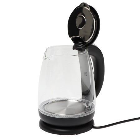 Electric kettle Homestar HS-1018, glass, 1.8 l, 1500 watts, black-5