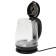 Electric kettle Homestar HS-1018, glass, 1.8 l, 1500 watts, black