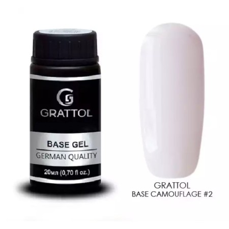 Camouflage base Grattol No. 2, 20 ml
