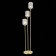 The floor lamp ST LUCE. SL1154.325.03. Gran. 3x60 watts, E27, 33x33x160 cm, brass color