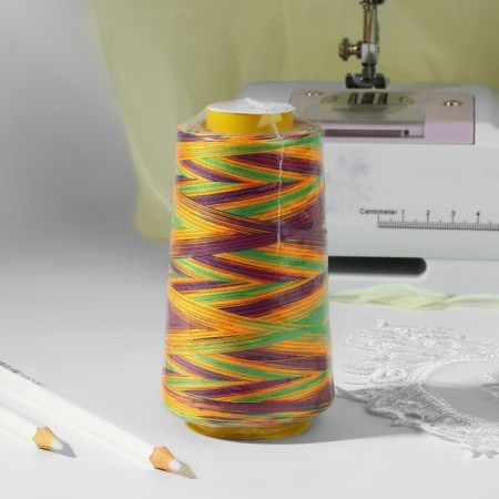 Multicolor threads 40/2, 3000 yard, colorful color-3