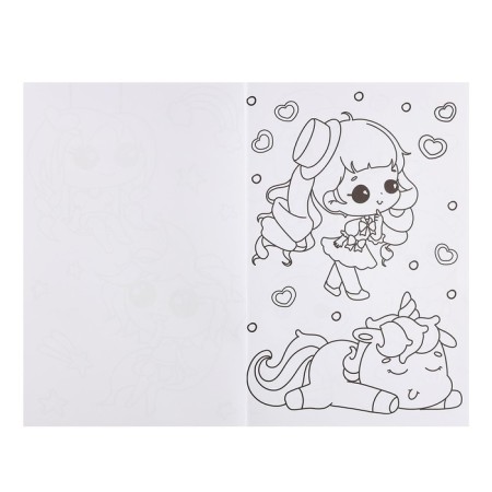 Maxi-coloring with Kawaii stickers-4