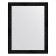 EvoForm mirror in the baguette frame, 32 mm, 35x45 cm, color black dunes
